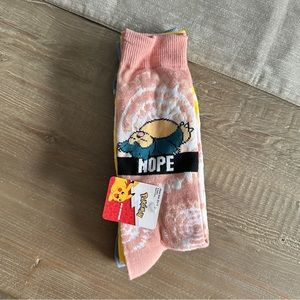 Pokémon 3 Pack of Socks